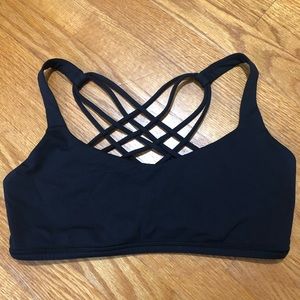 Lululemon Free To Be Wild Bra Size 10 Black